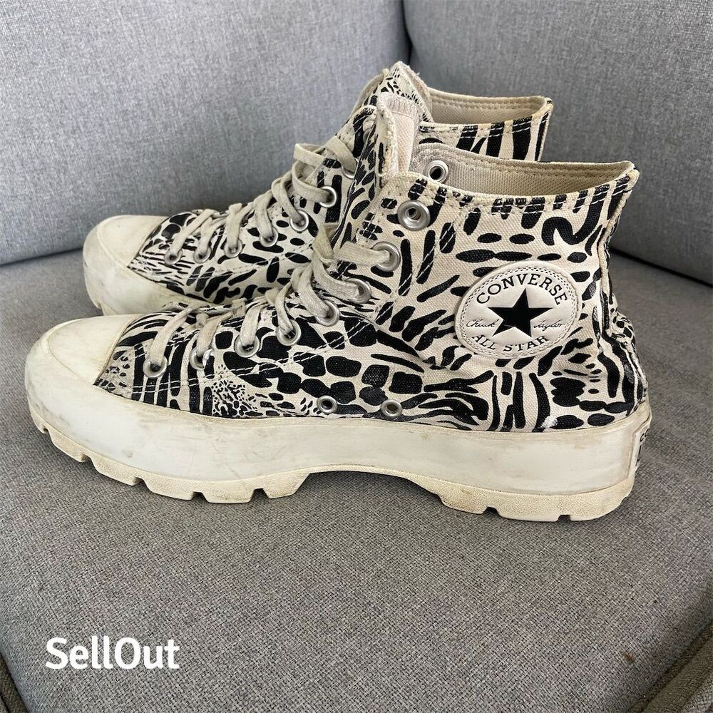 Converse Chuck Taylor All Star Lugged Jungle Art High Top Sneakers